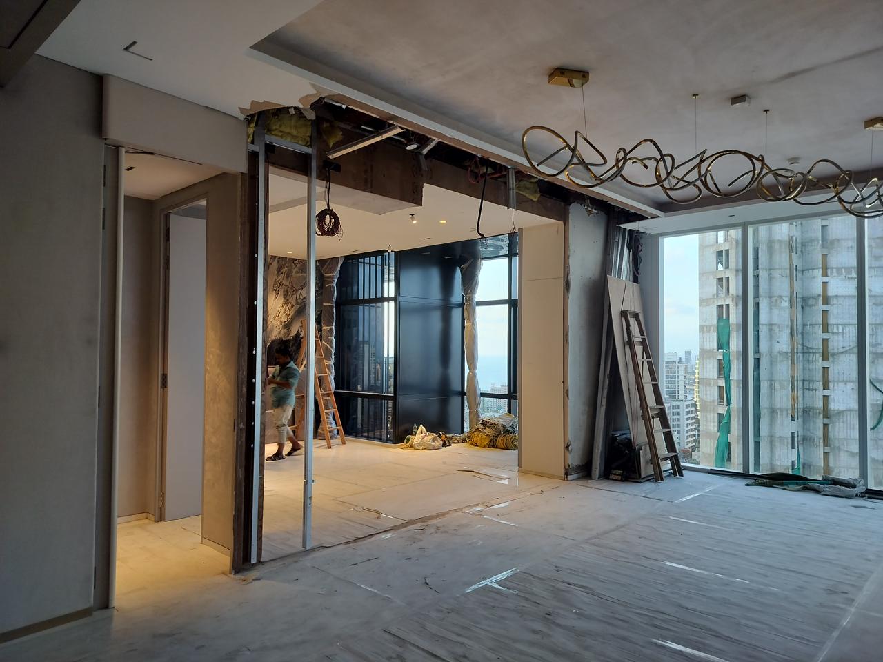 2 BHK living room execution in Mumbai