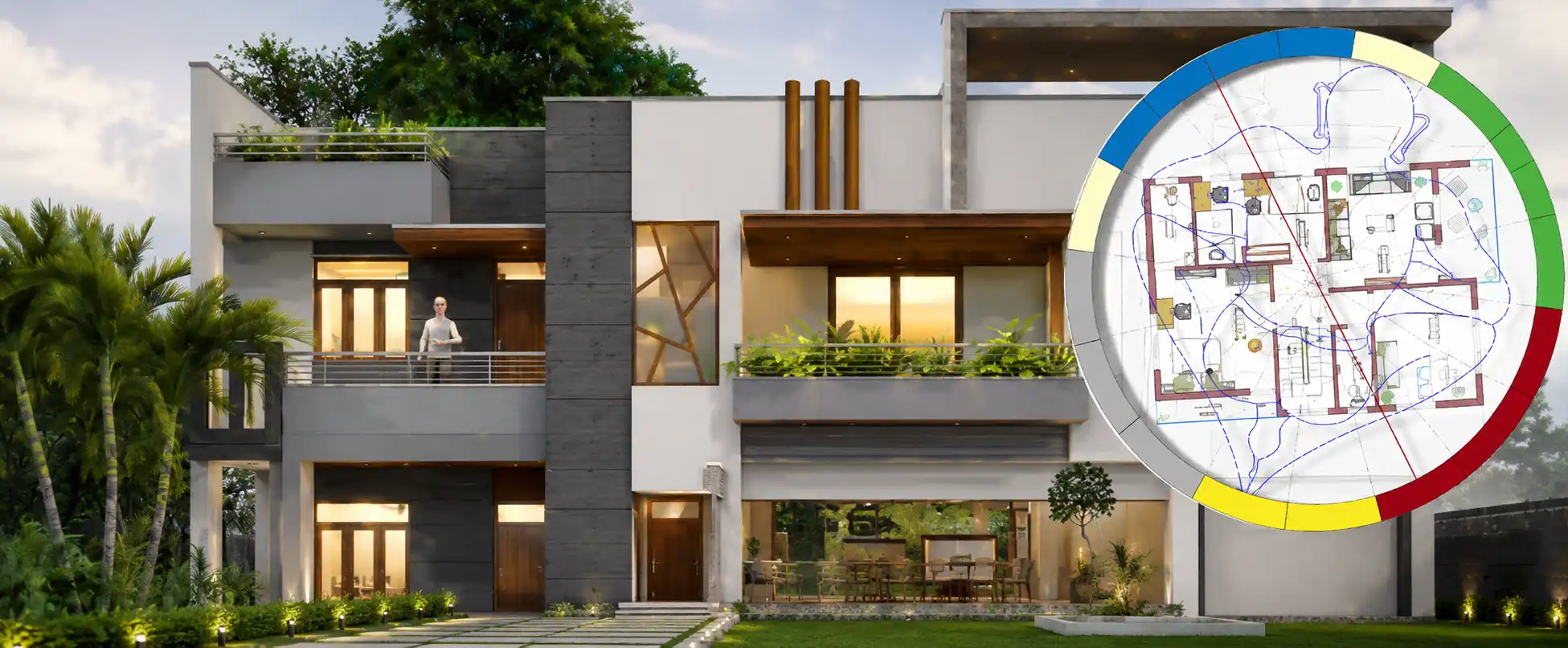 image of House building plan with vastu