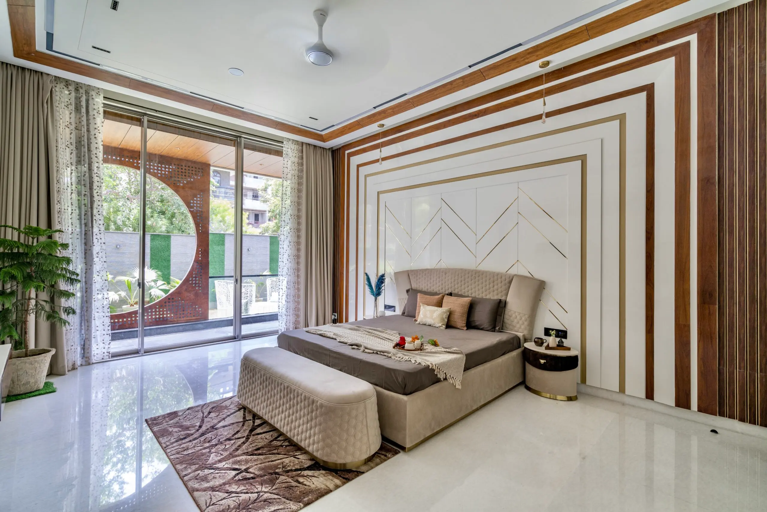 image of bedroom interior design luxury india